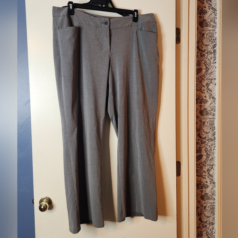 Lane Bryant Gray Wide Leg Pants